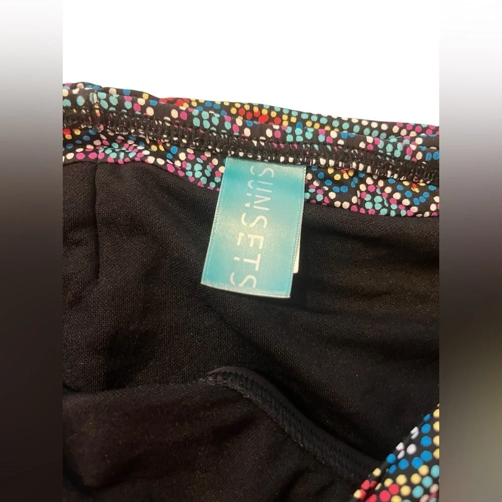 Sunsets ZANZIBAR Underwire Tankini and Swim Bottoms Sz 36DD and Sz L Bottom